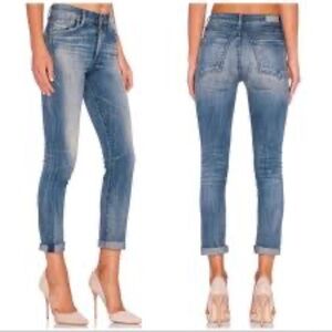 Agolde Women's Size 25 Camile Retro Slim Blue Jeans